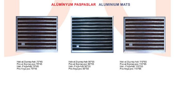 Okov - Aluminijum - Utkan STAR Aluminium Mats