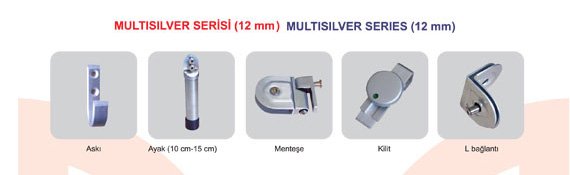 Okov - Aluminijum - Utkan STAR  Multisilver Series(12mm)